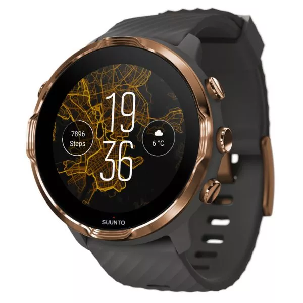 Pánské chytré hodinky Suunto 7 Graphite Copper Wrist HR GPS SS050382000 SS050382000