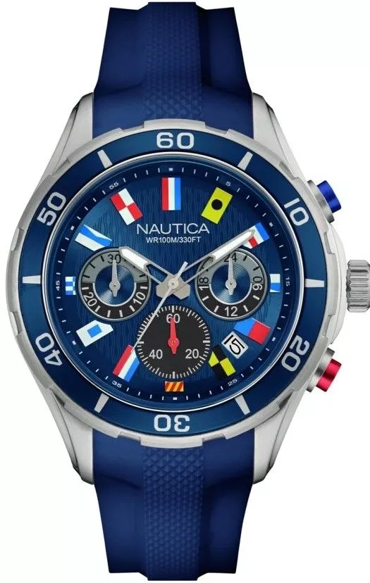 Pánské hodinky Nautica NST 12 Flag NAD16534G NAD16534G
