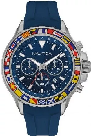 Pánské hodinky Nautica NST 1000 Flags NAD19562G NAD19562G