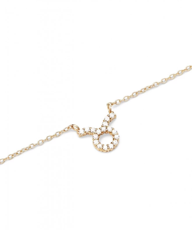 Náhrdelník Daniel Wellington Crystal Zodiac Chain Gold Taurus DW00400920