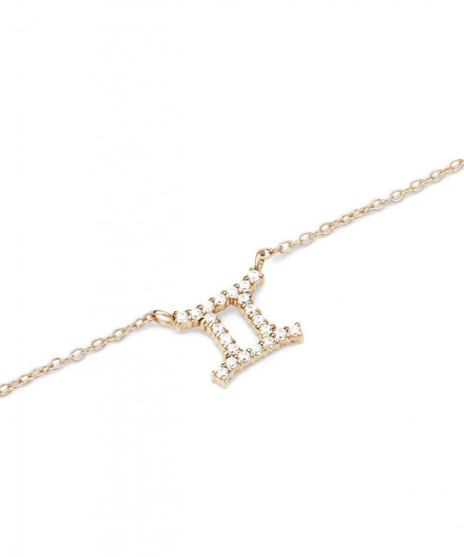 Náhrdelník Daniel Wellington Crystal Zodiac Chain Gold Gemini DW00400921
