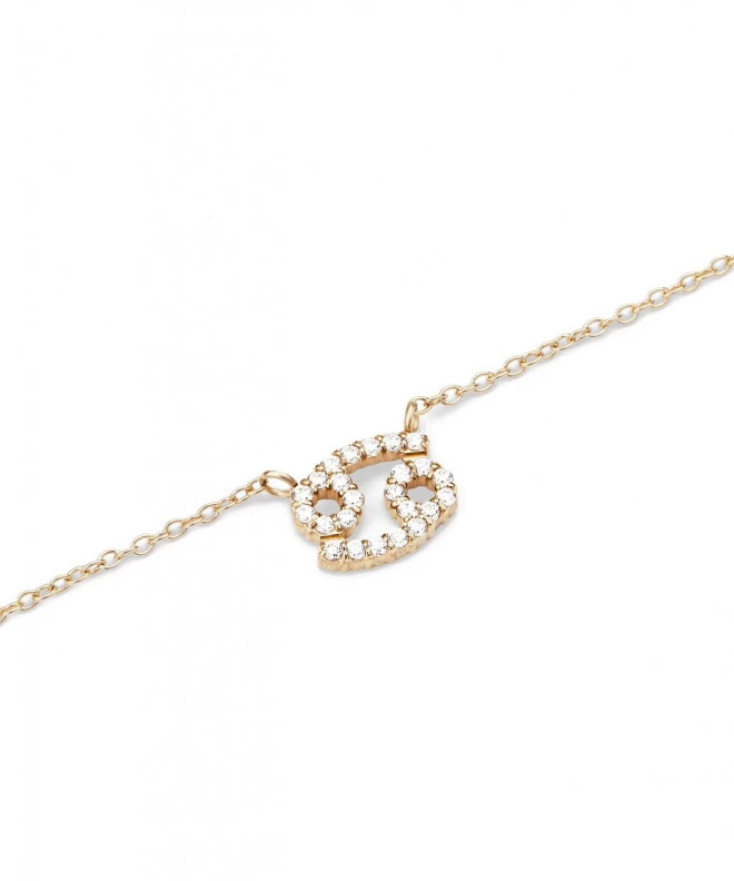 Náhrdelník Daniel Wellington Crystal Zodiac Chain Gold Cancer DW00400922