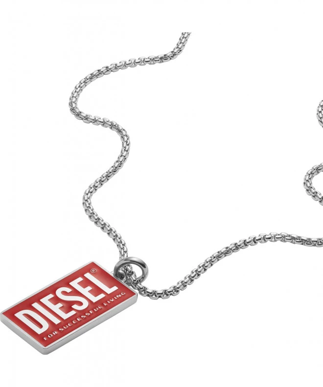 Náhrdelník Diesel Font Single Dogtags DX1368040