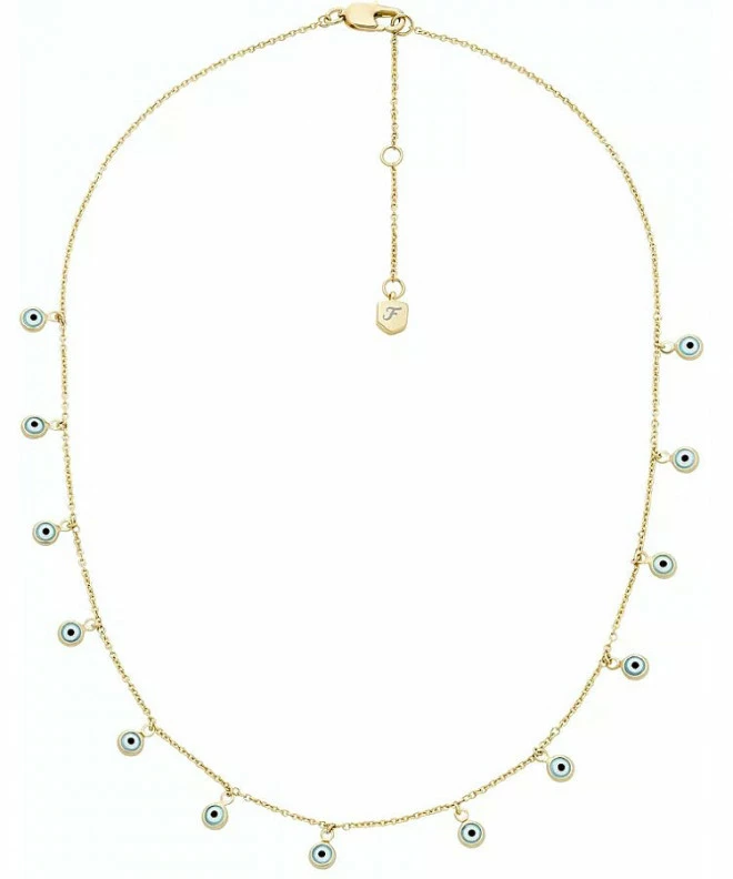 Náhrdelník Fossil Sutton Evil Eye Brass JA7283710