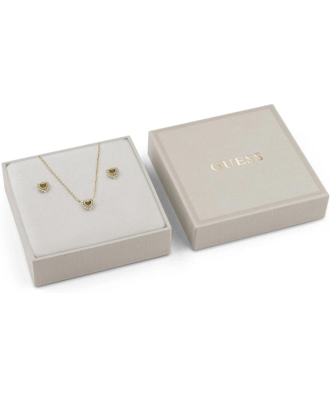 Náhrdelník Guess Heart SET JUBS05115JWRHT-U