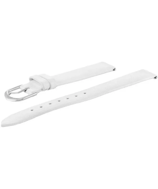 Řemínek Bisset Leather 16 mm BS213 16/14 WHITE