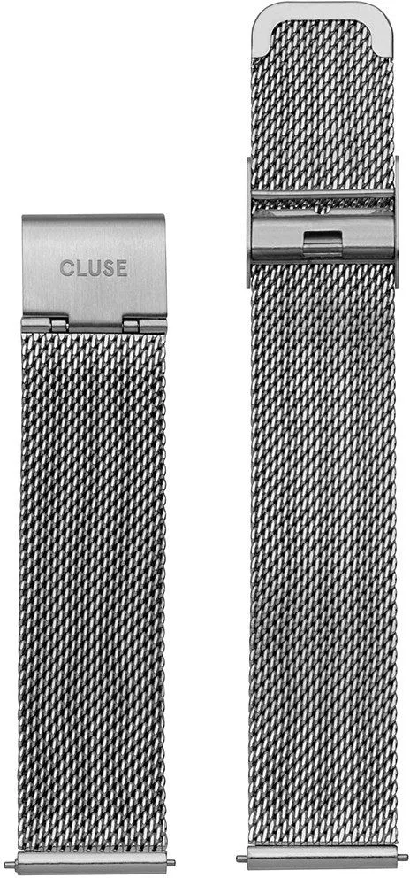 Řemínek Cluse Boho Chic Mesh Silver 18 mm CS1401101008 (CLS045)