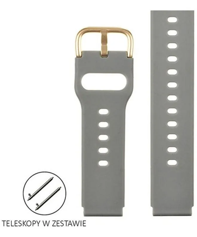 Řemínek Pacific Silicone 18 mm PCP00068