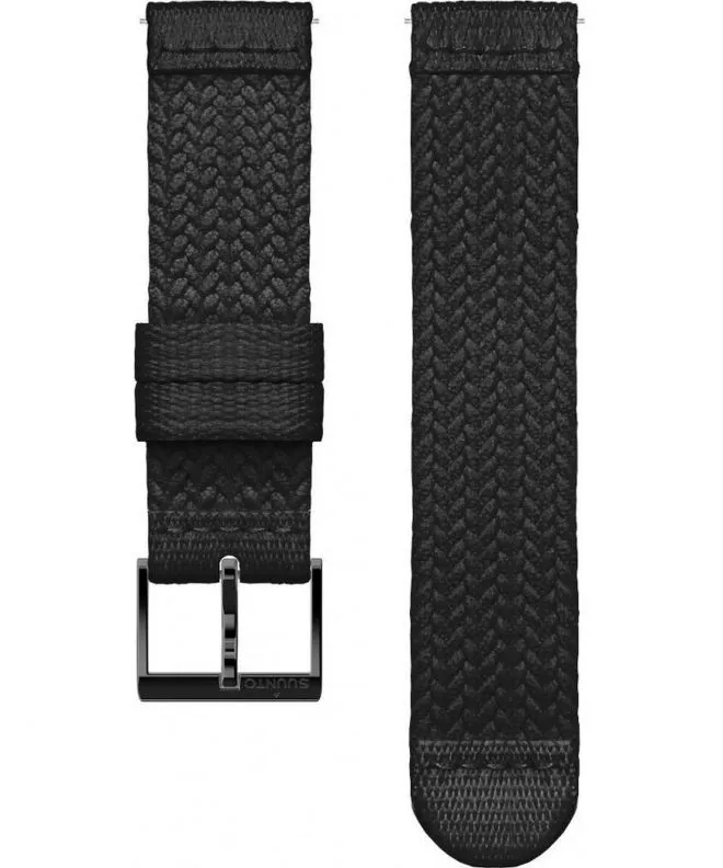 Řemínek Suunto Athletic 5 Braided Textile Strap Black Black Size S SS050374000