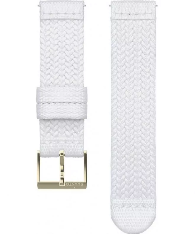 Řemínek Suunto Athletic 5 Braided Textile Strap White Gold Size S SS050375000