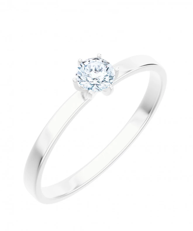 Prsten Bonore - Bílé Zlato 585 - Diamant 0,4 Ct 116217