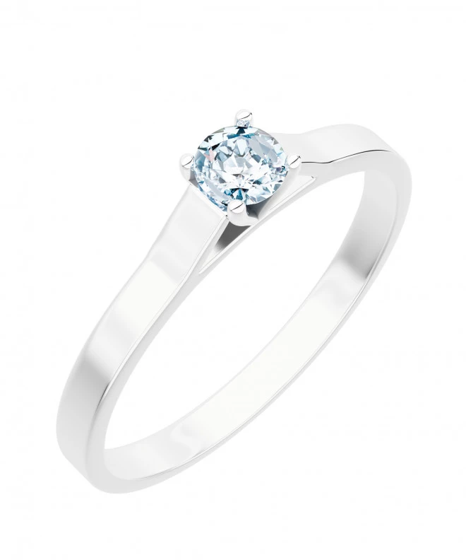 Prsten Bonore - Bílé Zlato 585 - Diamant 0,4 Ct 116215