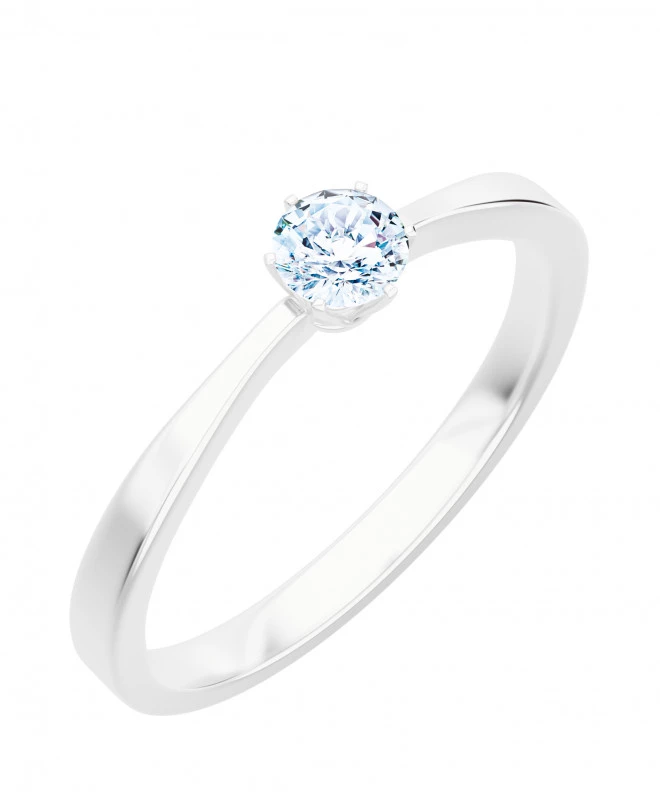 Prsten Bonore - Bílé Zlato 585 - Diamant 0,5 Ct 117244