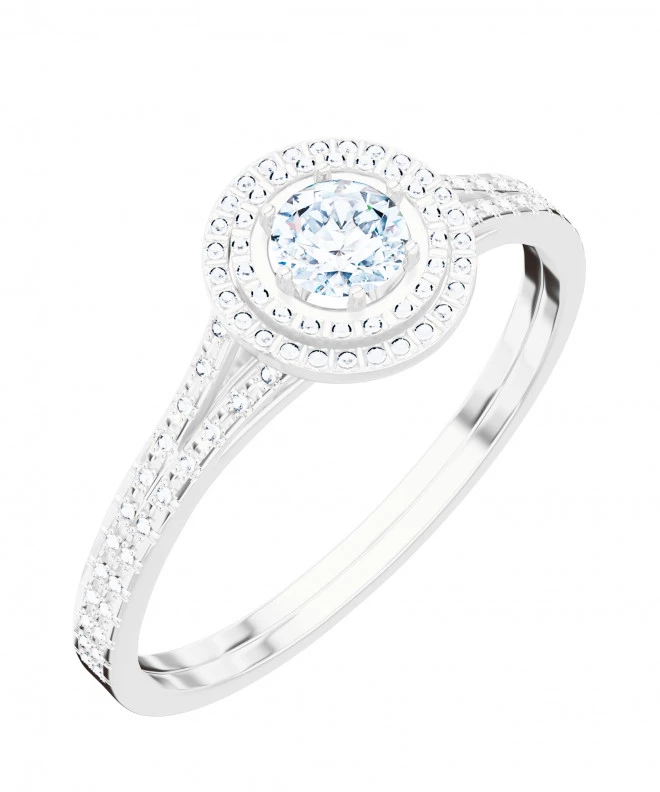 Prsten Bonore - Bílé Zlato 585 - Diamant 0,4 Ct 105793