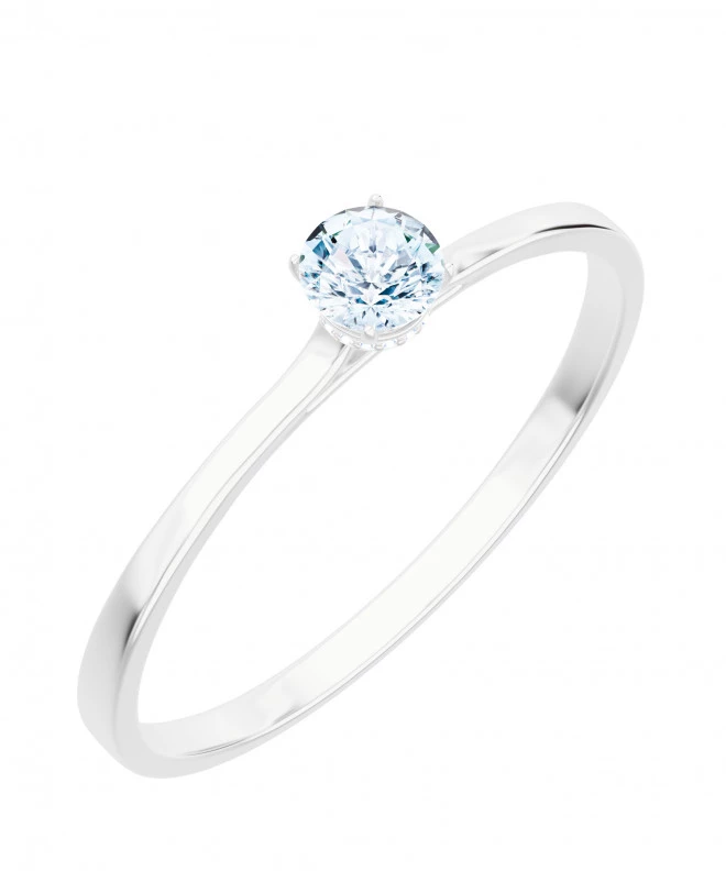 Prsten Bonore - Bílé Zlato 585 - Diamant 0,4 Ct 117243