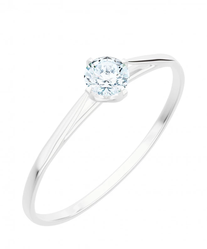 Prsten Bonore - Bílé Zlato 585 - Diamant 0,4 Ct 105789