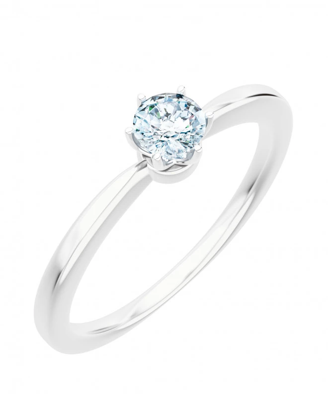 Prsten Bonore - Bílé Zlato 585 - Diamant 0,5 Ct 105785