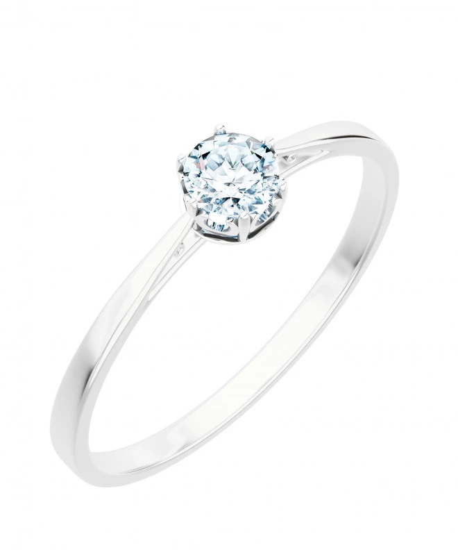 Prsten Bonore - Bílé Zlato 585 - Diamant 0,5 Ct 117239