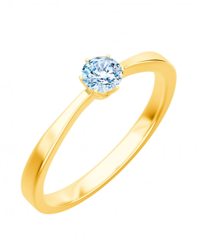 Prsten Bonore - Zlato 585 - Diamant 0,4 Ct 90286