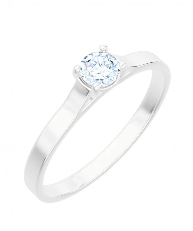 Prsten Bonore - Bílé Zlato 585 - Diamant 0,4 Ct 116221