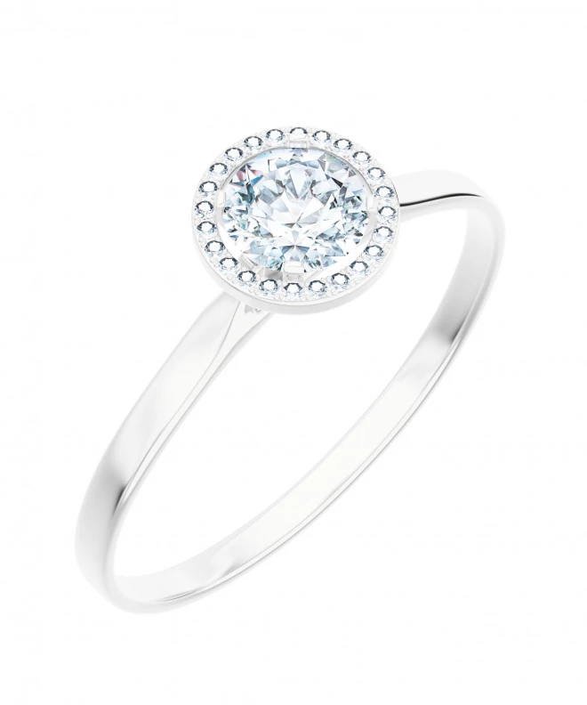 Prsten Bonore - Bílé Zlato 585 - Diamant 0,7 Ct 105795