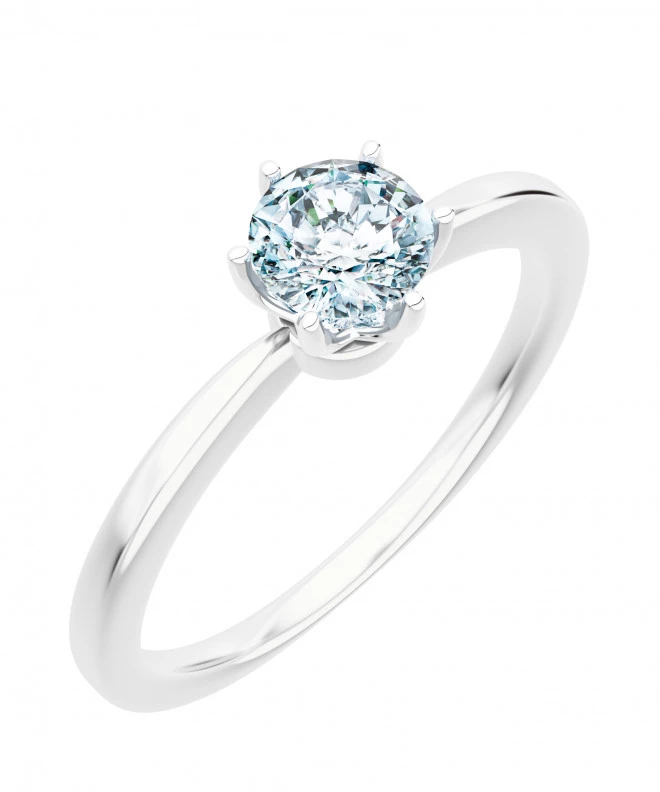 Prsten Bonore - Bílé Zlato 585 - Diamant 0,7 Ct 116214