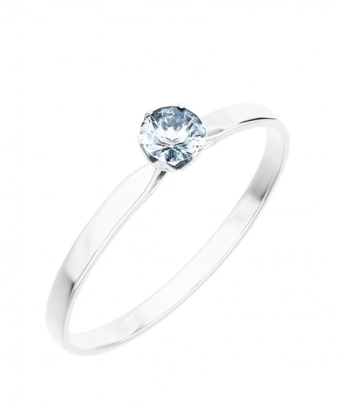 Prsten Bonore - Bílé Zlato 585 - Diamant 0,4 Ct 116218