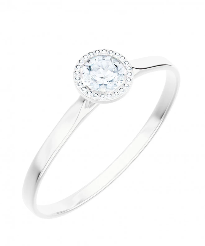 Prsten Bonore - Bílé Zlato 585 - Diamant 0,4 Ct 118276