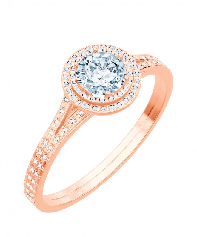 Prsten Bonore - Růžové Zlato 585 - Diamant 1 Ct 104769