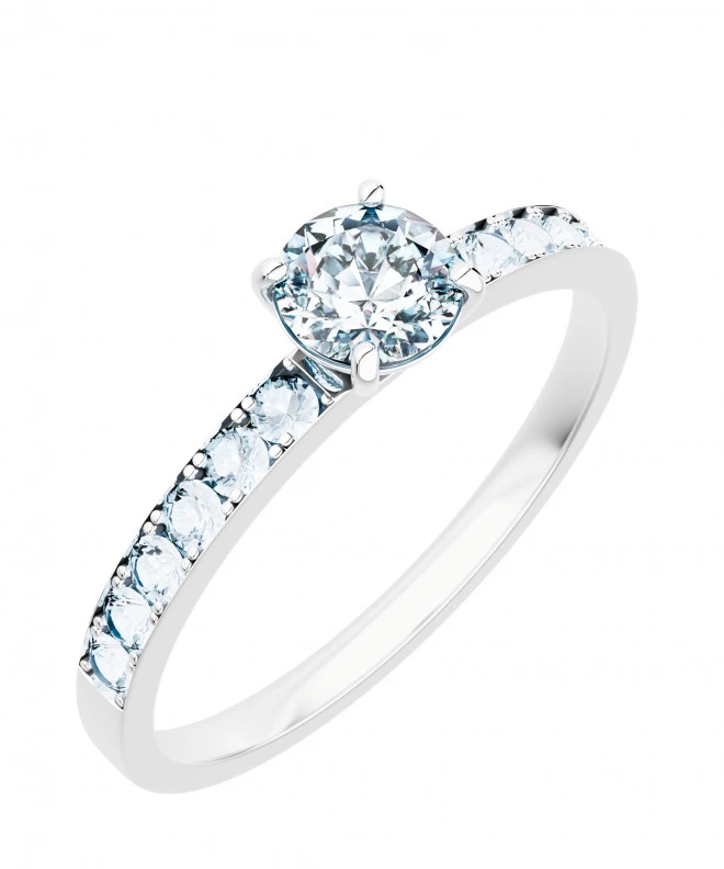 Prsten Bonore - Bílé Zlato 585 - Diamant 0,7 Ct 118291