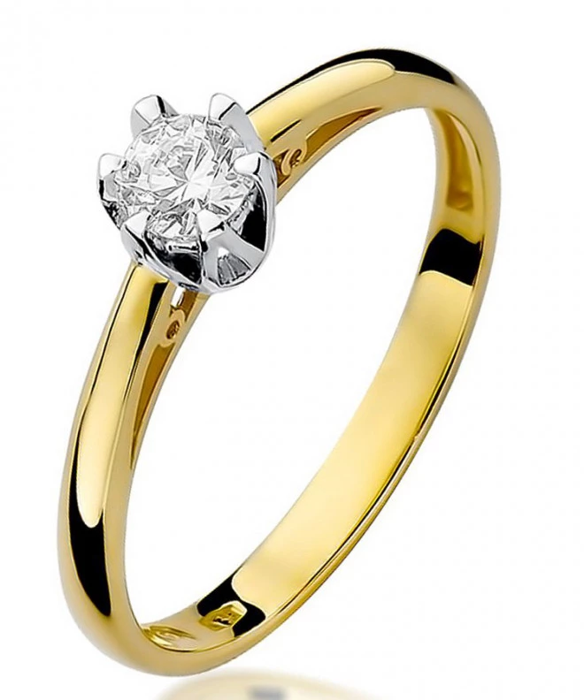 Prsten Bonore - Zlato 585 - Diamant 0,15 Ct 85151