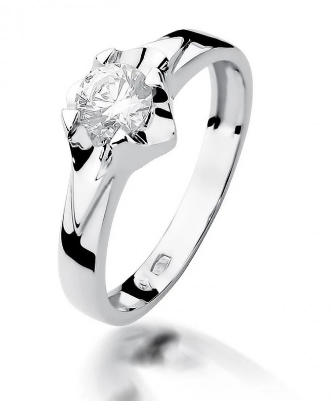 Prsten Bonore - Bílé Zlato 585 - Diamant 0,5 Ct 116229