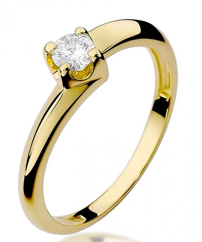 Prsten Bonore - Zlato 585 - Diamant 0,2 Ct 86189