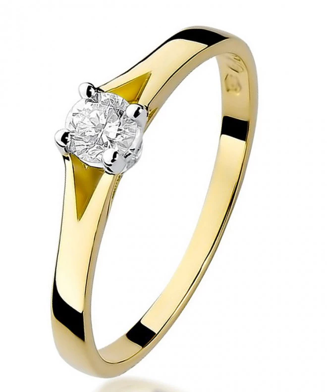 Prsten Bonore - Zlato 585 - Diamant 0,2 Ct 86195