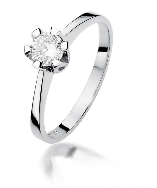 Prsten Bonore - Bílé Zlato 585 - Diamant 0,5 Ct 116234