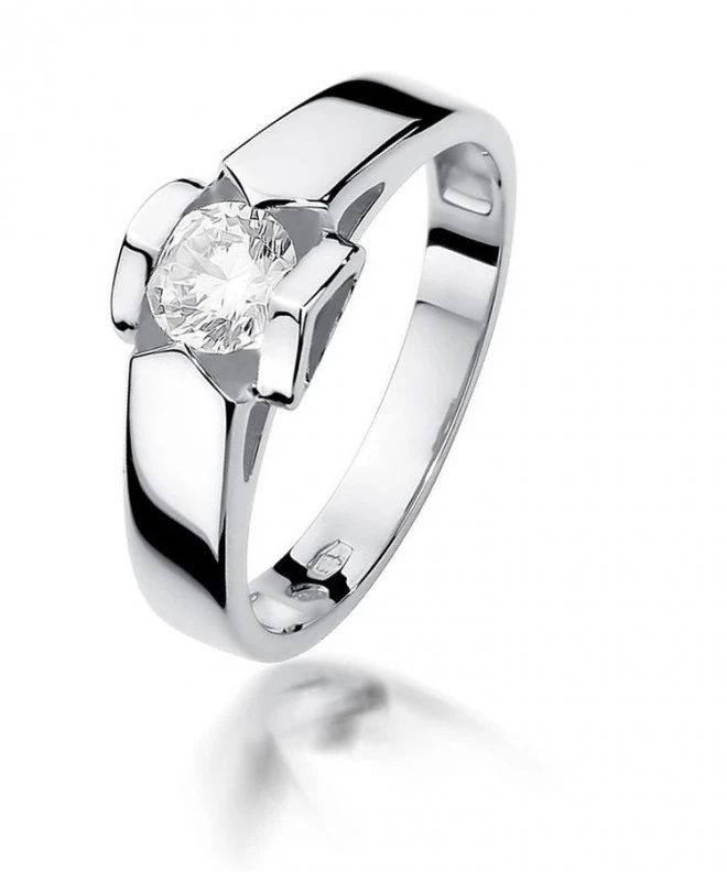 Prsten Bonore - Bílé Zlato 585 - Diamant 0,5 Ct 116235