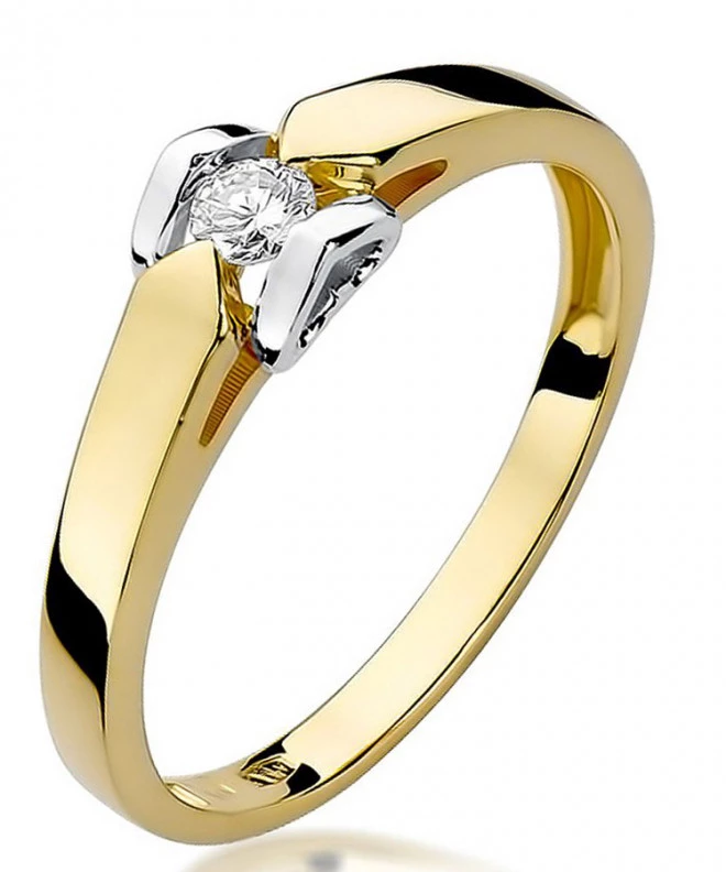 Prsten Bonore - Zlato 585 - Diamant 0,09 Ct 84125