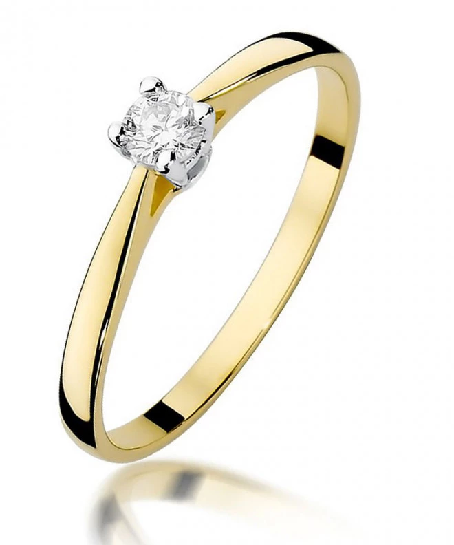 Prsten Bonore - Zlato 585 - Diamant 0,15 Ct 85174