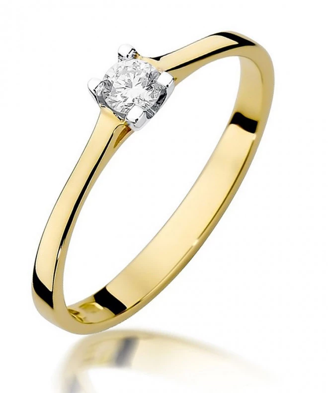 Prsten Bonore - Zlato 585 - Diamant 0,15 Ct 85175