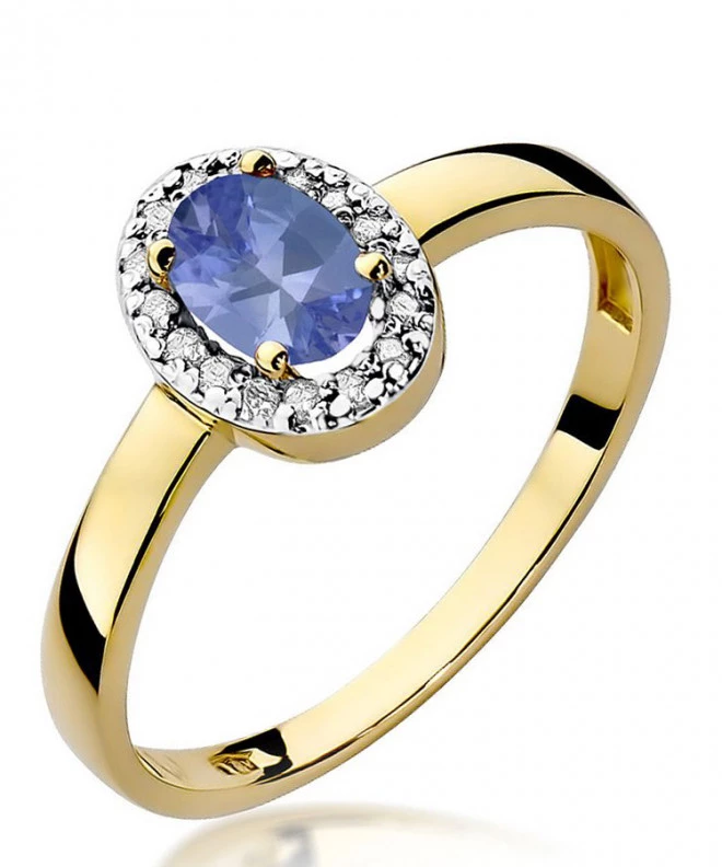 Prsten Bonore - Zlato 585 - Tanzanit 0,4 Ct 100643