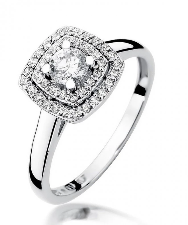 Prsten Bonore - Bílé Zlato 585 - Diamant 0,3 Ct 116237