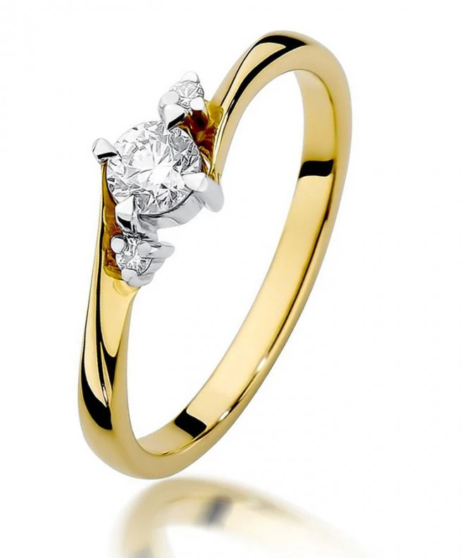 Prsten Bonore - Zlato 585 - Diamant 0,25 Ct 89264