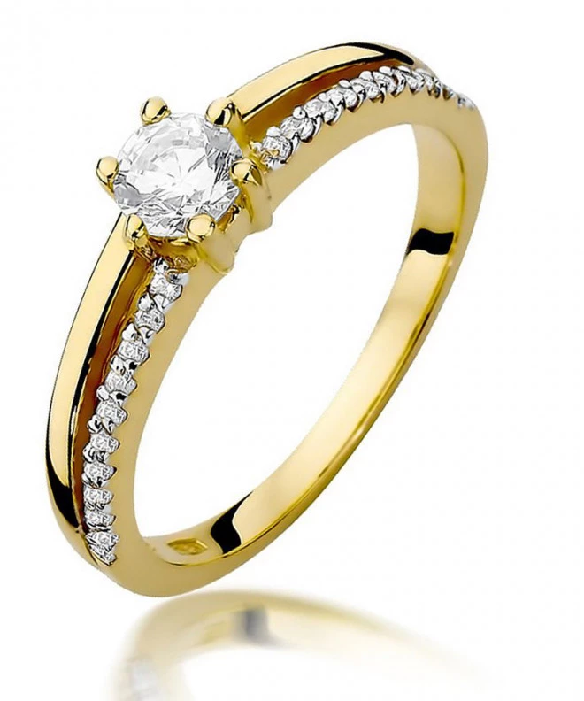 Prsten Bonore - Zlato 585 - Diamant 0,3 Ct 89284