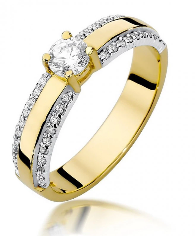 Prsten Bonore - Zlato 585 - Diamant 0,25 Ct 90302