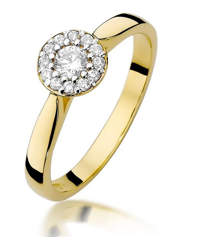 Prsten Bonore - Zlato 585 - Diamant 0,12 Ct 88229