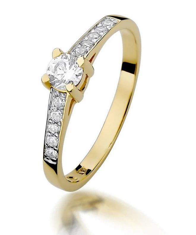 Prsten Bonore - Zlato 585 - Diamant 0,3 Ct 90303