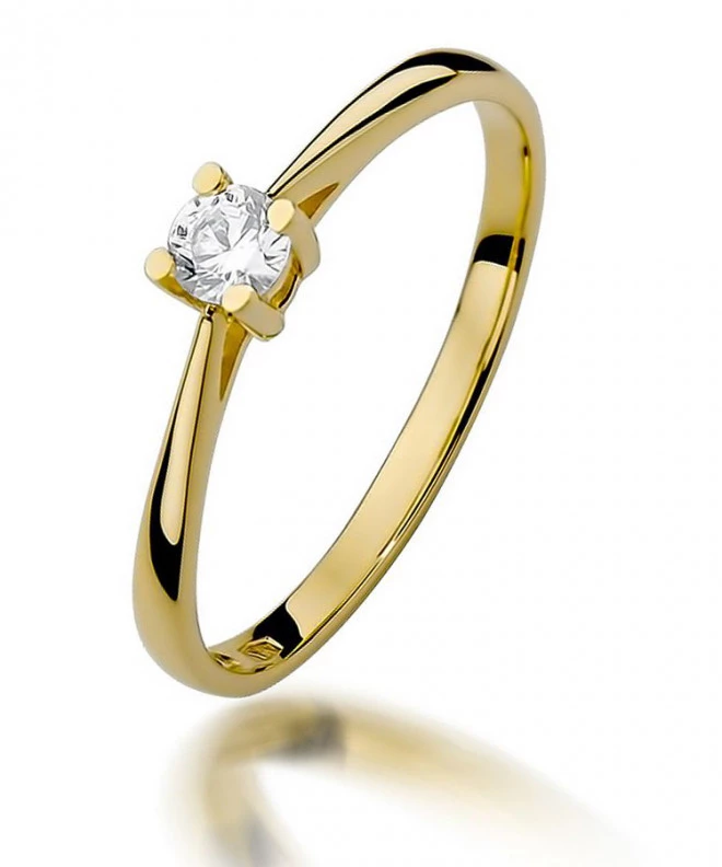 Prsten Bonore - Zlato 585 - Diamant 0,15 Ct 86169