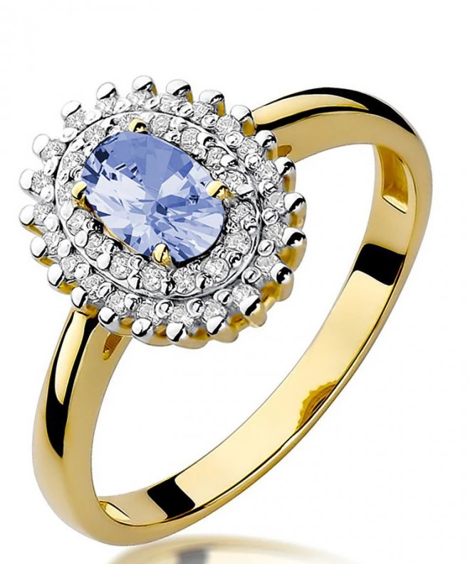 Prsten Bonore - Zlato 585 - Tanzanit 0,4 Ct 99651