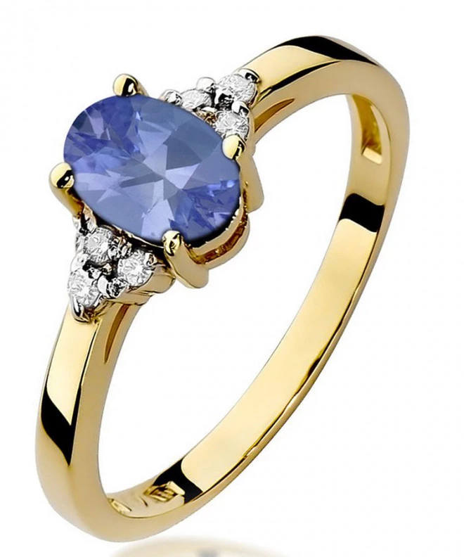 Prsten Bonore - Zlato 585 - Tanzanit 0,7 Ct 100641
