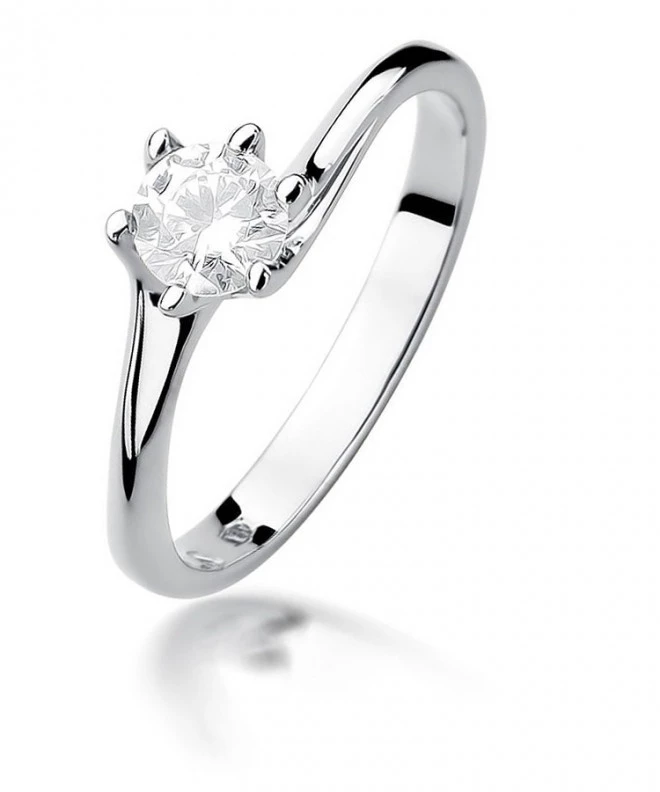Prsten Bonore - Bílé Zlato 585 - Diamant 0,5 Ct 116243